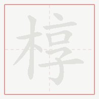 Step-by-step stroke order for 椁