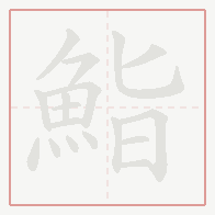 Step-by-step stroke order for 鮨